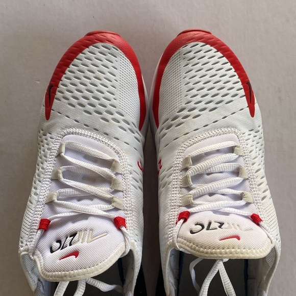 NIKE AIR MAX 270 White Anthracite University Red CJ0550-100 Sneakers Men’s 9 - Picture 7 of 8